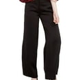 thumbnail image 1 of RACHEL ROY $109 Womens New 1147 Black Wide Leg Wear To Work Pants 4 B+B, 1 of 2