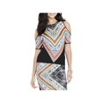 thumbnail image 1 of Rachel Rachel Roy Womens Cold Shoulder Printed Pullover Top, 1 of 2