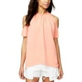 thumbnail image 1 of Rachel Rachel Roy Womens Crepe Ruffled Blouse, 1 of 2