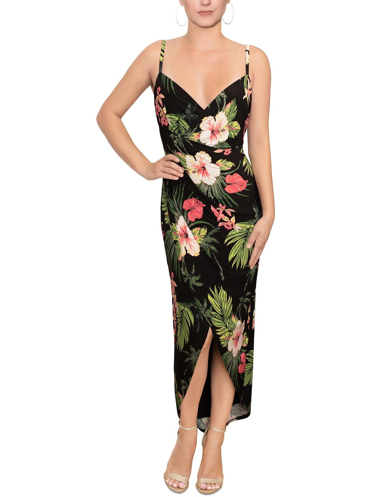 Rachel Rachel Roy Womens Floral Long Wrap Dress - Walmart.com