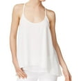 thumbnail image 1 of Rachel Roy Womens Layered Look Knit Blouse, White, X-Large, 1 of 2