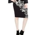 thumbnail image 1 of Rachel Rachel Roy Womens Paisley Print Below Knee Pencil Skirt, 1 of 2