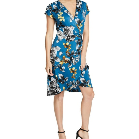 Rachel Roy Womens Pierce High-Low Dress, Blue, 8