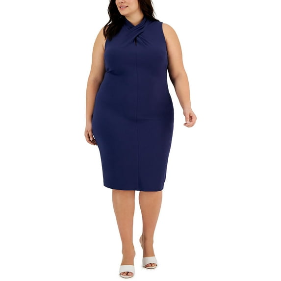 Rachel Rachel Roy Womens Plus Formal Knee-Length Sheath Dress