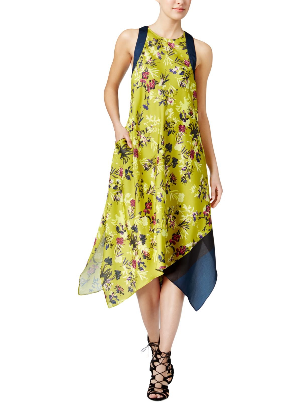 rachel roy dresses cocktail and party RACHEL ROY Womens Crisscross-Long Sleeve Midi Party Sheath Dress