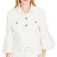 thumbnail image 1 of Rachel Rachel Roy Womens Spring Bell Sleeve Denim Jacket, 1 of 1