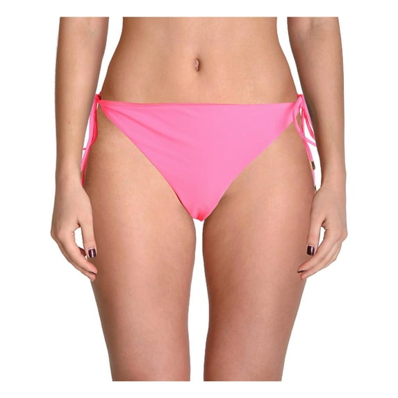 Rachel Rachel Roy Womens String Tie Neon Swim Bottom Separates Pink XL