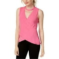thumbnail image 1 of Rachel Rachel Roy Womens V-Neck Choker Tank Top Pink L, 1 of 2