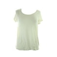 thumbnail image 1 of Rachel Rachel Roy  Yellow Short-Sleeve Split-Back Tee M, 1 of 3