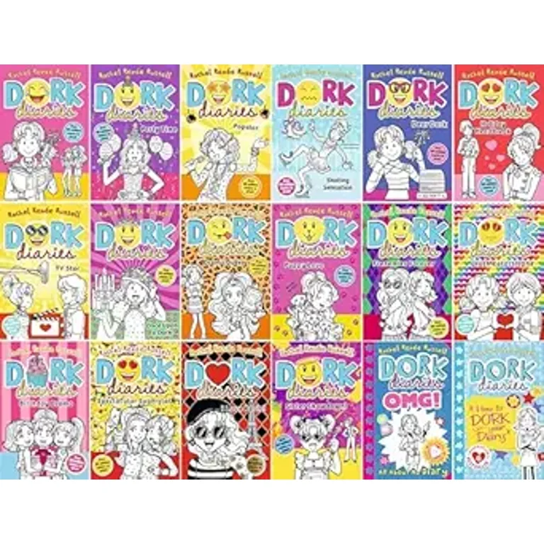DORK Diaries 18冊 Rachel Renée Russell's Dork Diaries 18-Book Collection Set