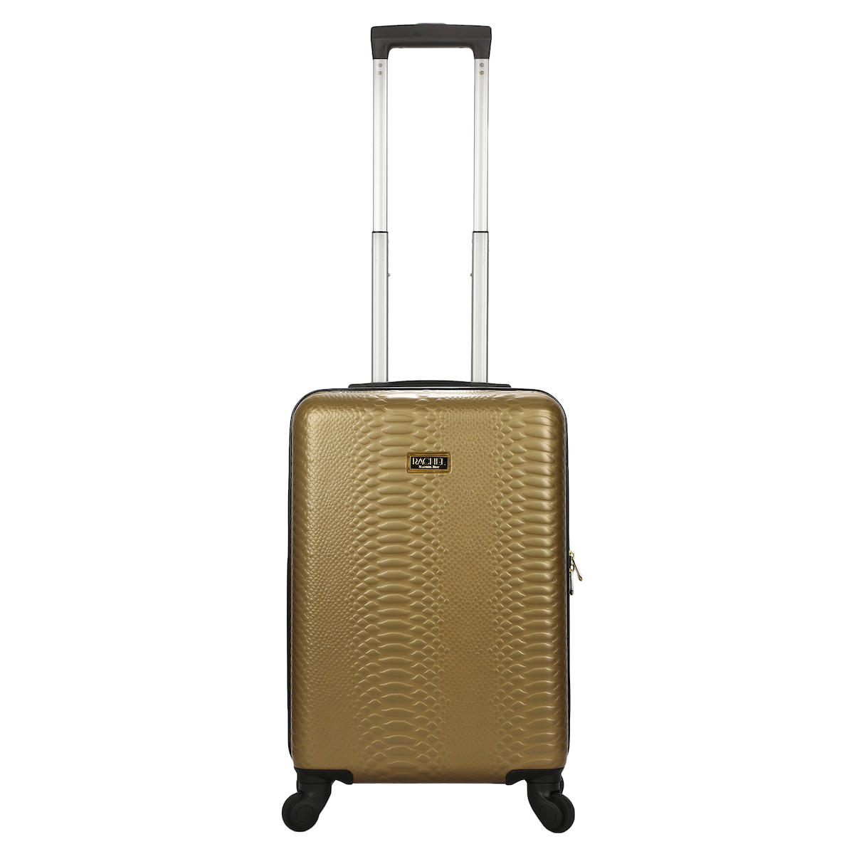Rachel Roy 20" Gold Snakeskin Hard Cover CarryOn Luggage