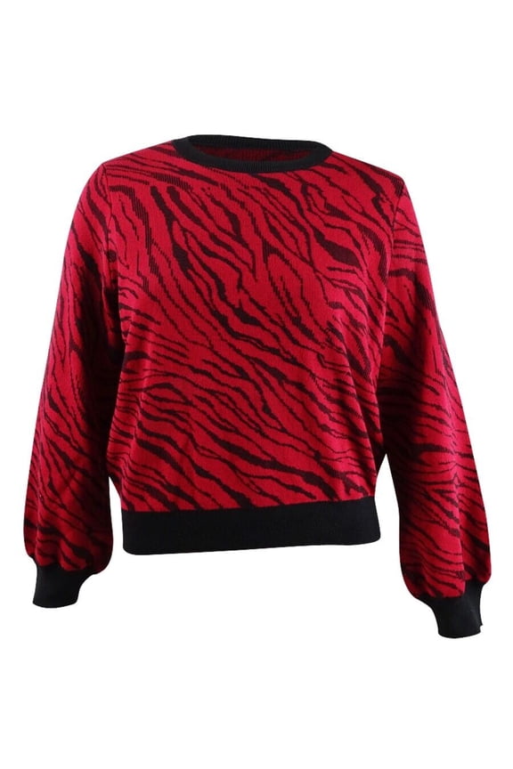 Rachel Roy Women's Amelia Sweater, Redwood Combo, X-Small