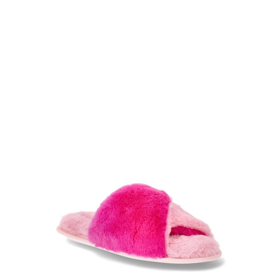 Rachel Roy Women's Two Toned Crossband Slippers