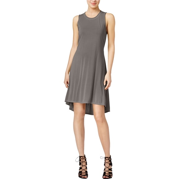 Rachel Roy Womens Back-Cutout Shirt Dress, Brown, X-Small
