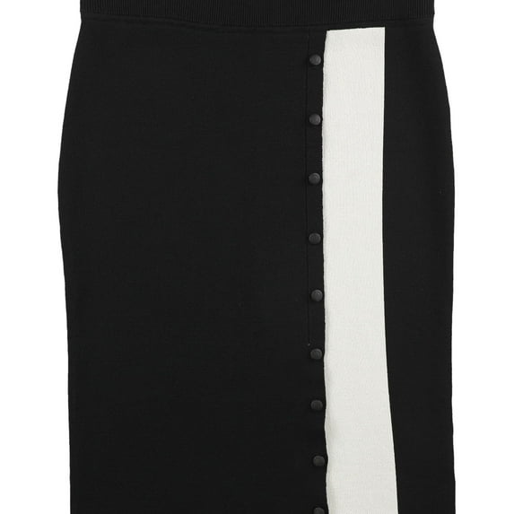 Rachel Roy Womens Button-Front Pencil A-Line Skirt