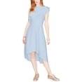 thumbnail image 1 of Rachel Roy Womens Chich Ruffled Midi Dress, Blue, 14, 1 of 1