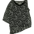 thumbnail image 1 of Rachel Roy Womens Chiffon Dolman Blouse, Black, Medium, 1 of 1