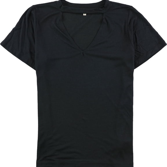 Rachel Roy Womens Choker Tunic Blouse, Black, X-Small