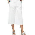 thumbnail image 1 of Rachel Roy Womens Classic Gaucho Pants, White, 8, 1 of 1