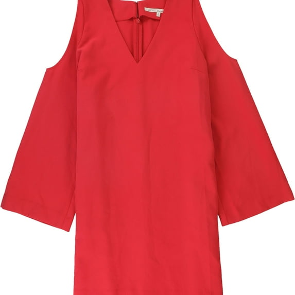 Rachel Roy Womens Cold-shoulder Tunic Dress, Red, X-Small