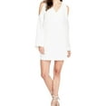thumbnail image 1 of Rachel Roy Womens Cold-shoulder Tunic Dress, White, X-Small, 1 of 1