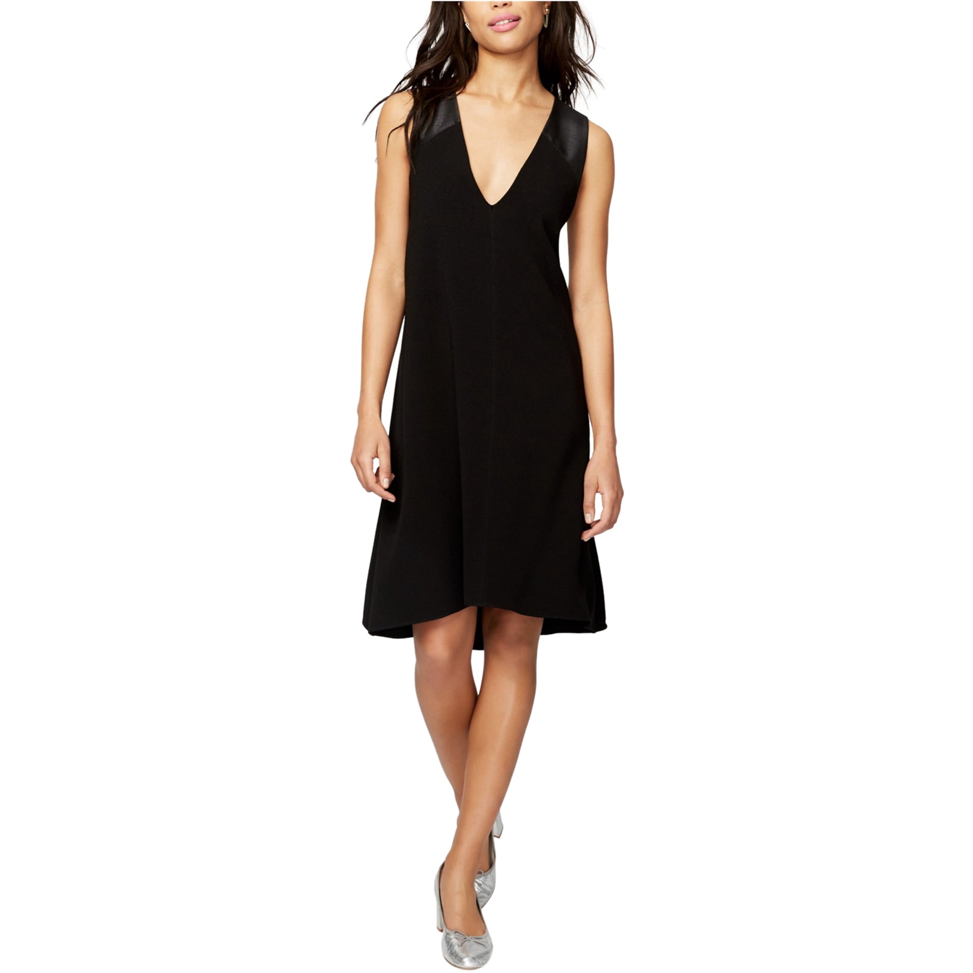 Rachel Roy Womens Craped Cross Back A-line Dress, Black, 4 - Walmart ...