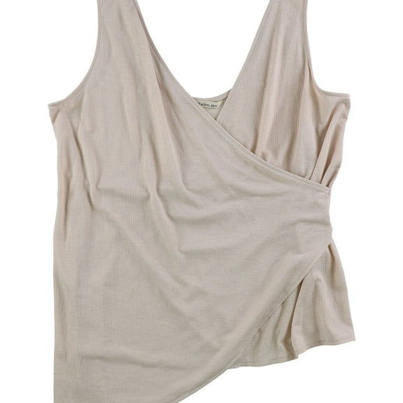 Rachel Roy Womens Crossover Wrap Blouse, Pink, X-Small