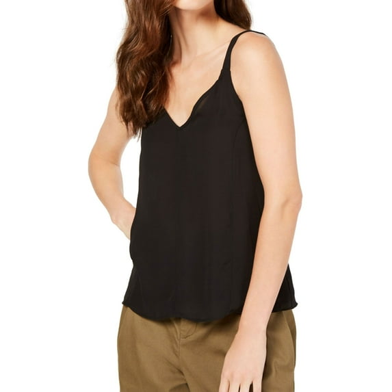 Rachel Roy Womens Daphne Cami Tank Top, Black, Medium