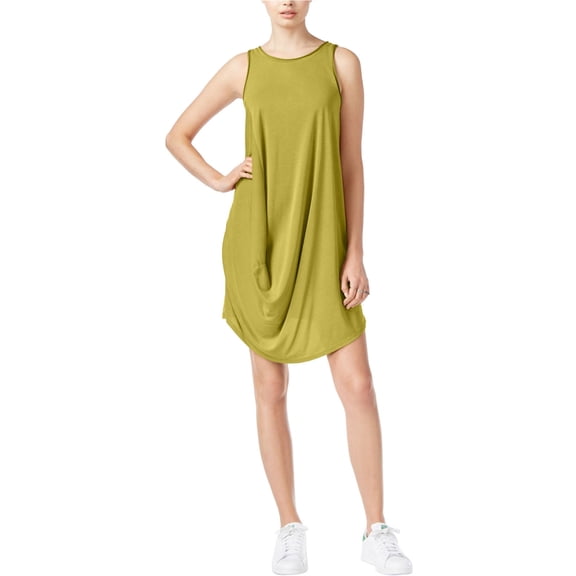 Rachel Roy Womens Draped Shift Dress, Green, X-Small