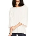 thumbnail image 1 of Rachel Roy Womens Drapey Knit Blouse, Pink, X-Small, 1 of 2