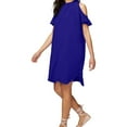 thumbnail image 1 of Rachel Roy Womens Elizabeth Shift Dress, Blue, X-Small, 1 of 2