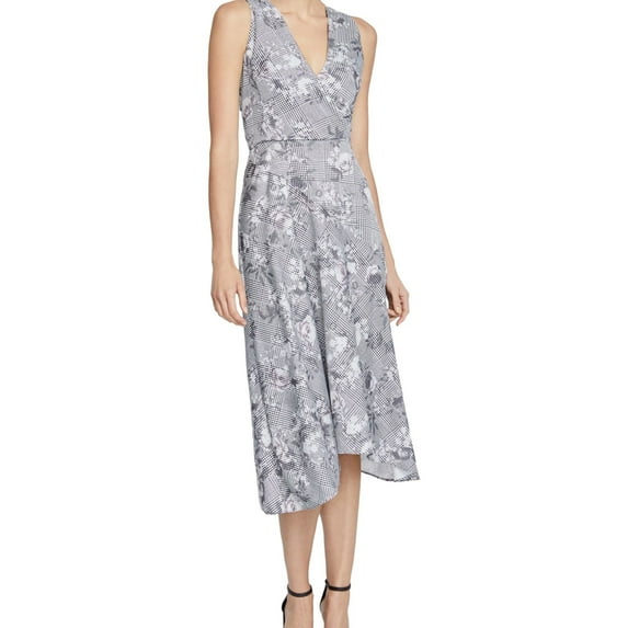 Rachel Roy Womens Floral A-Line Dress