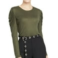 thumbnail image 1 of Rachel Roy Womens Gemima Pullover Blouse, Green, X-Small, 1 of 2