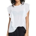 thumbnail image 1 of Rachel Roy Womens Gemma Ruffled Blouse, White, X-Small, 1 of 1