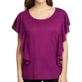 thumbnail image 1 of Rachel Roy Womens Greta Pullover Blouse, Purple, Plus Size, Small, 1 of 2