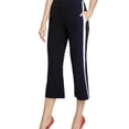thumbnail image 1 of Rachel Roy Womens Gwen Casual Cropped Pants, Black, 14, 1 of 2