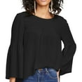 thumbnail image 1 of Rachel Roy Womens High low Pullover Blouse, Black, X-Small, 1 of 2