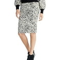thumbnail image 1 of Rachel Roy Womens Leopard Pencil Skirt, Beige, Small, 1 of 1