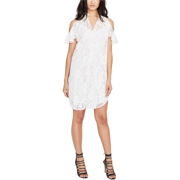 Rachel Roy Womens Modern Shirt Dress, White, X-Small
