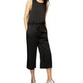 thumbnail image 1 of Rachel Roy Womens Open Back Jumpsuit, Black, XX-Large, 1 of 2