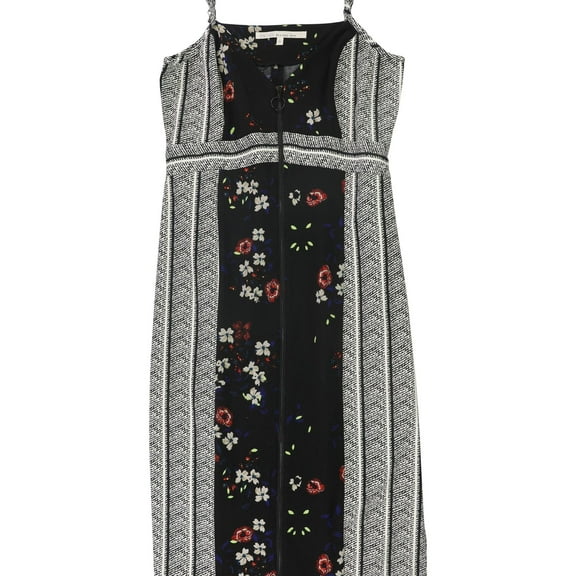 Rachel Roy Womens Printed Bodycon Dress, Black, 8