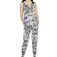 thumbnail image 1 of Rachel Roy Womens Printed Jumpsuit, Off-White, 0, 1 of 2