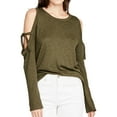 thumbnail image 1 of Rachel Roy Womens Rib Knit Blouse, Green, Small, 1 of 1