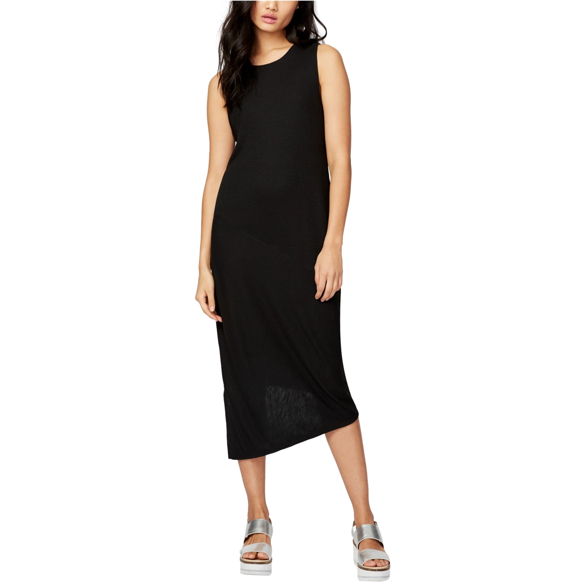 Rachel Roy Womens Ribbed Asymmetrical Dress, Black, X-Large - Walmart.com