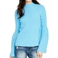 thumbnail image 1 of Rachel Roy Womens Ribbed Knit Sweater, Blue, Medium, 1 of 2