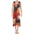 thumbnail image 1 of Rachel Roy Womens Scar Maxi Dress, Red, X-Small, 1 of 2