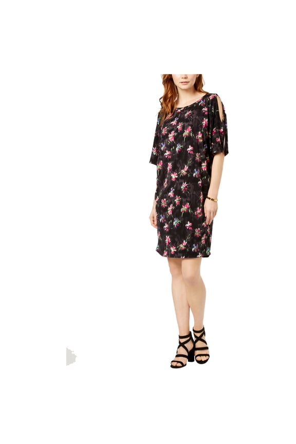 Rachel Roy Womens Sheet Sheath Dress, Grey, X-Small