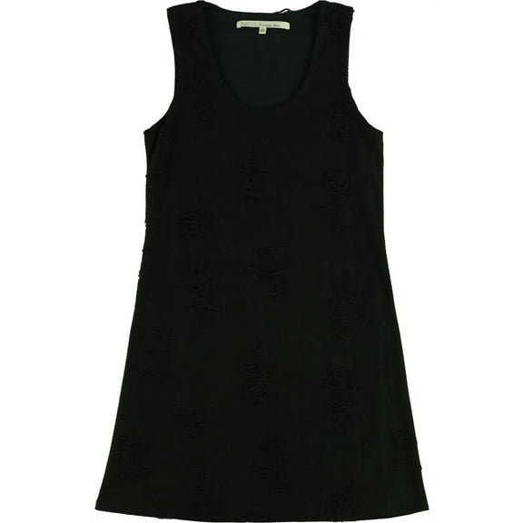Rachel Roy Womens Shredded/Distressed Tank Dress, Black, X-Small