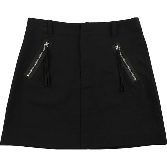 Rachel Roy Womens Solid Mini Skirt, Black, 4