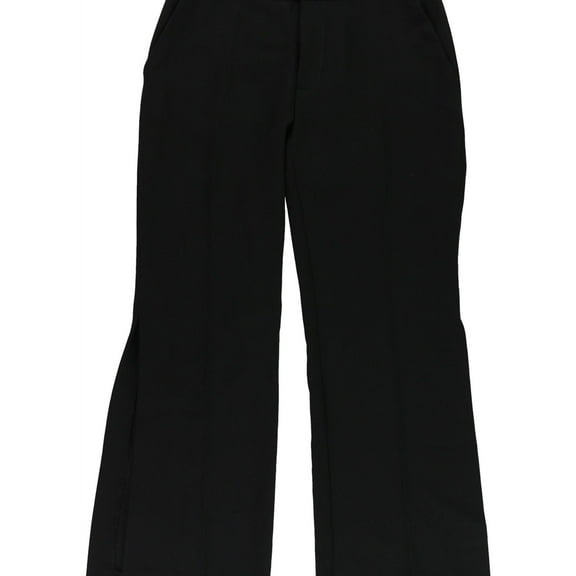 Rachel Roy Womens Split Front Casual Trouser Pants, Black, 23 Regular